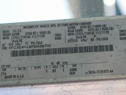 Used 2015 Ford E-450 and Econoline 450 Super Duty w/ A/C Prep Package image 35