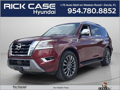 Used 2023 Nissan Armada Platinum w/ Captain's Chairs Package
