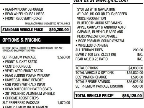 Certified 2020 GMC Sierra 1500 SLT w/ SLT Premium Package image 3