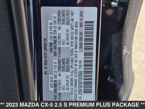 Certified 2023 MAZDA CX-5 AWD 2.5 S w/ Premium Plus Pkg image 25