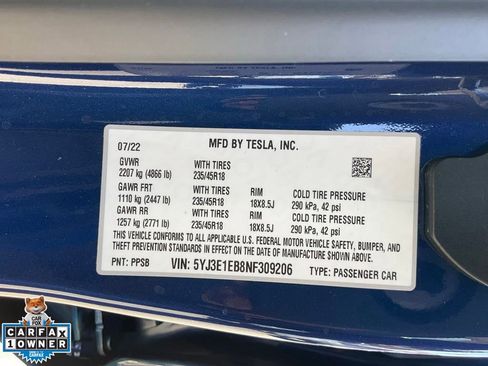 Used 2022 Tesla Model 3 Long Range AWD/4WD image 24