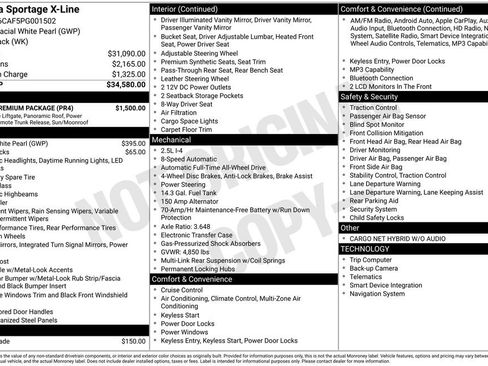 Used 2023 Kia Sportage X-Line w/ X-Line Premium Package AWD/4WD image 6