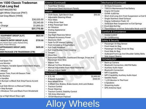 Used 2022 RAM 1500 Tradesman w/ Popular Equipment Group RWD image 3