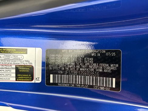 New 2025 Subaru BRZ Limited image 25