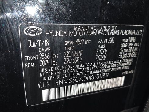 Used 2019 Hyundai Santa Fe SEL AWD/4WD image 33