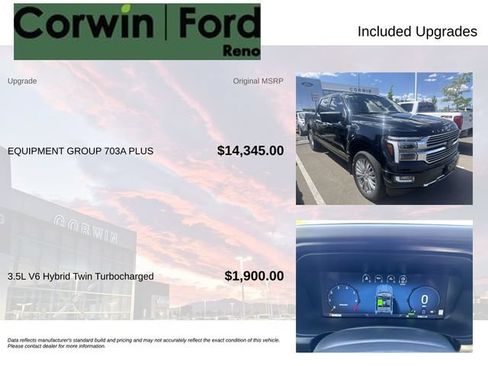 Used 2025 Ford F150 Platinum w/ Equipment Group 703A Plus AWD/4WD image 3
