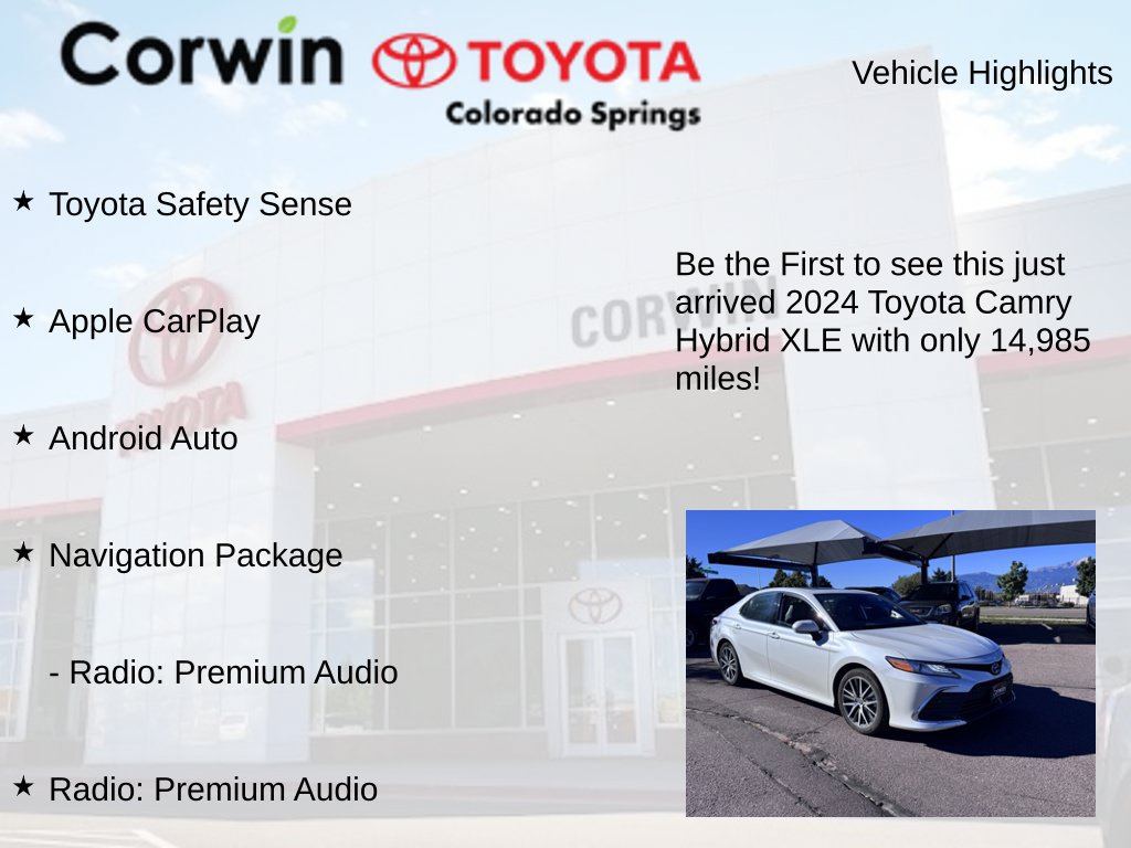 Used 2024 Toyota Camry XLE w/ Navigation Package FWD image 4