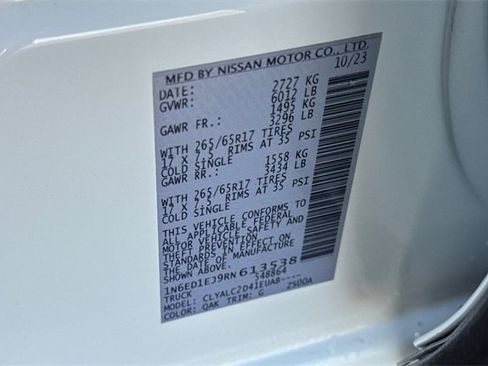 Used 2024 Nissan Frontier SV w/ SV Convenience Package image 57