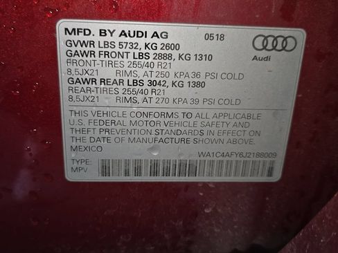 Used 2018 Audi SQ5 Prestige w/ Prestige Package AWD/4WD image 37