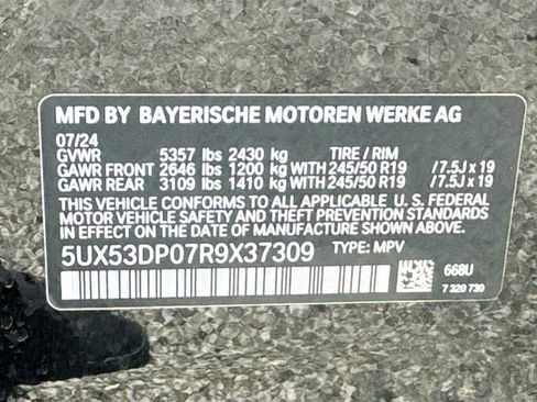 Used 2024 BMW X3 xDrive30i w/ Convenience Package AWD/4WD image 18