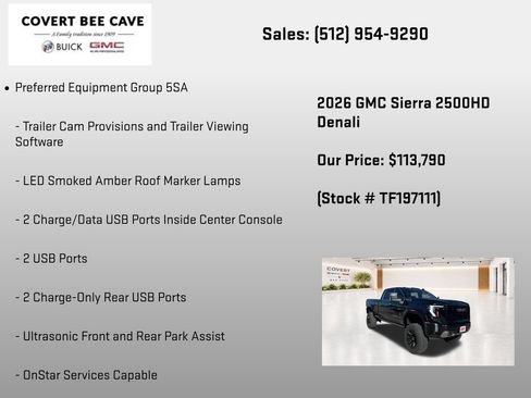New 2026 GMC Sierra 2500 Denali w/ Denali Reserve Package AWD/4WD image 26