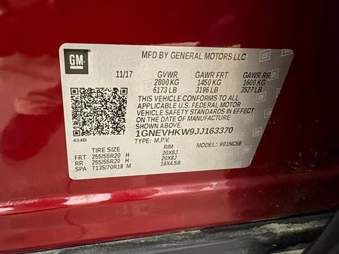 Used 2018 Chevrolet Traverse LT w/ LPO, Floor Liner Package AWD/4WD image 56