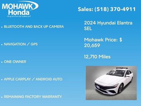 Used 2024 Hyundai Elantra SEL image 7
