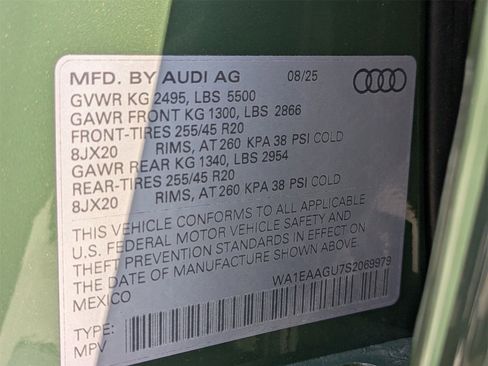 New 2025 Audi Q5 2.0T Premium Plus image 17