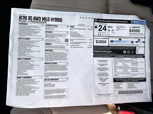 New 2026 Volvo XC90 B5 Plus AWD/4WD image 36