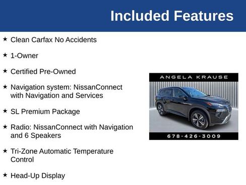 Used 2025 Nissan Rogue SL w/ SL Premium Package FWD image 5