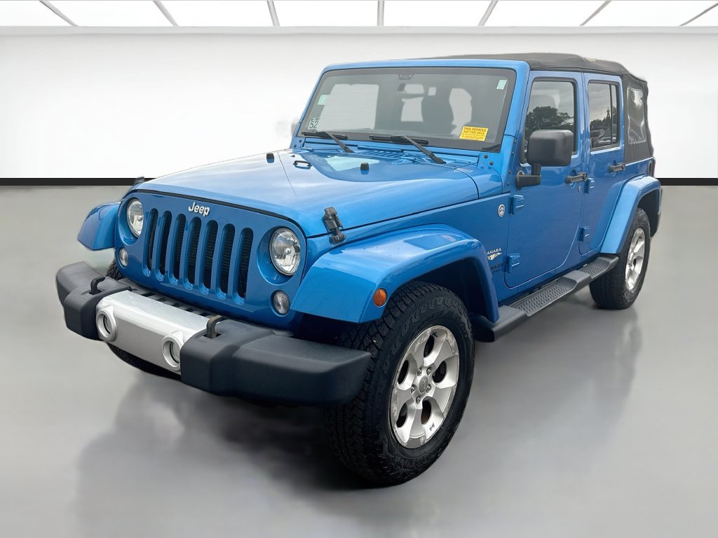 Used 2015 Jeep Wrangler Unlimited Sahara w/ Connectivity Group AWD/4WD image 1