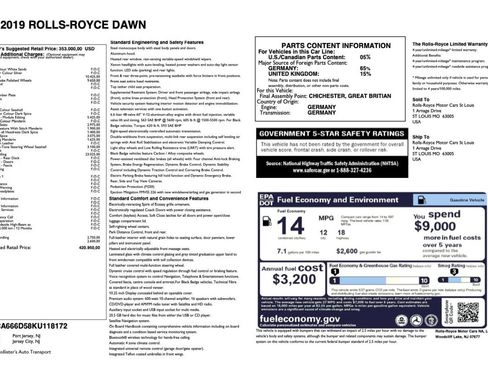 Used 2019 Rolls-Royce Dawn image 2