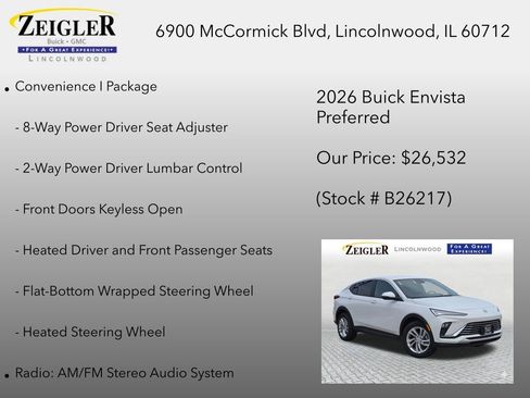 New 2026 Buick Envista Sport Touring FWD image 6
