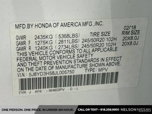 Used 2018 Acura MDX w/ Technology Package FWD image 34