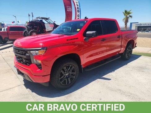 Certified 2026 Chevrolet Silverado 1500 Custom w/ Turbomax Blackout Package AWD/4WD image 26