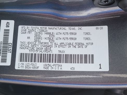 Used 2020 Toyota Tundra SR5 w/ TRD Sport Package image 18