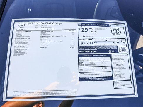 New 2025 Mercedes-Benz CLA 250 4MATIC image 32