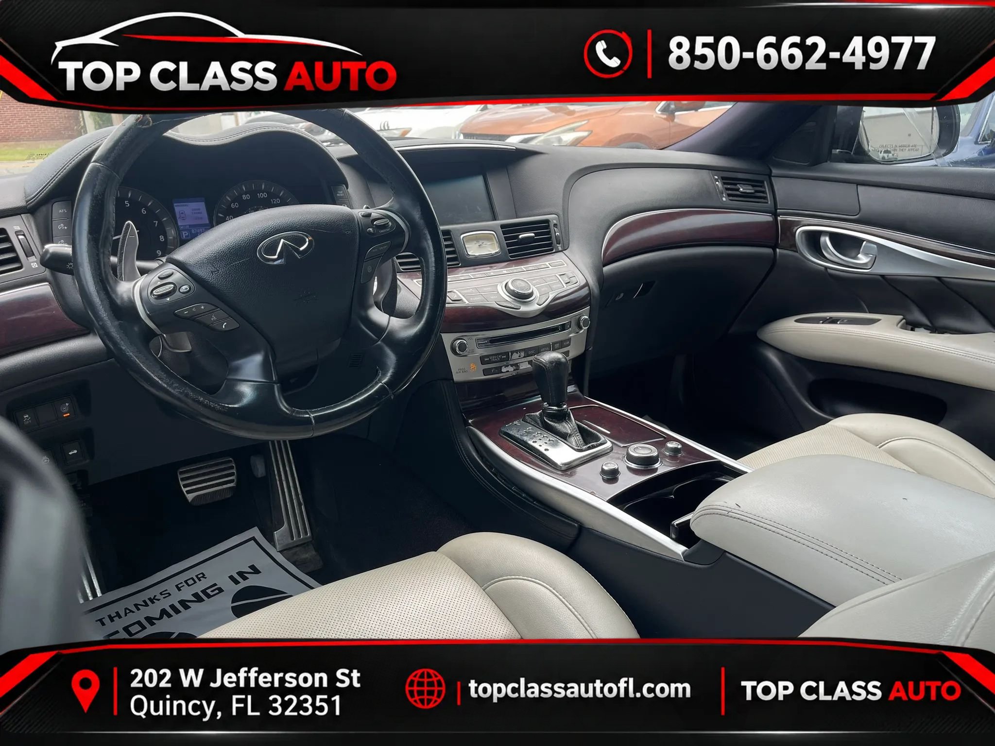 Used 2018 INFINITI Q70 Luxe w/ Sport Package RWD image 7