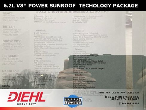 Used 2023 Chevrolet Silverado 1500 ZR2 w/ Technology Package image 16