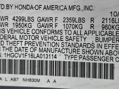 Used 2020 Honda Accord LX image 39