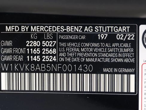 Used 2022 Mercedes-Benz SL 55 AMG 4MATIC w/ AMG Night Package image 88