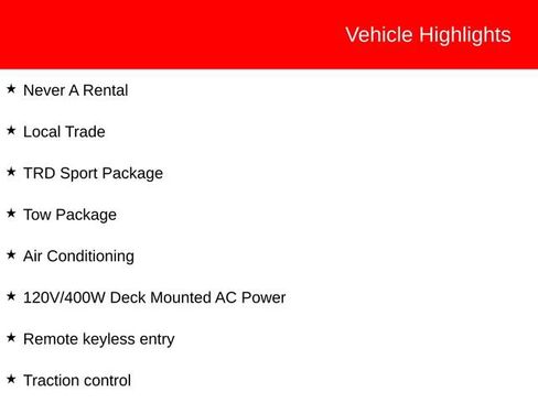 Used 2017 Toyota Tacoma TRD Sport w/ Tow Package RWD image 3