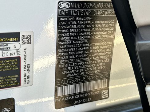Used 2022 Land Rover Range Rover Westminster Edition AWD/4WD image 29