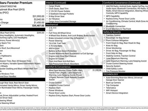 Certified 2026 Subaru Forester Premium AWD/4WD image 37