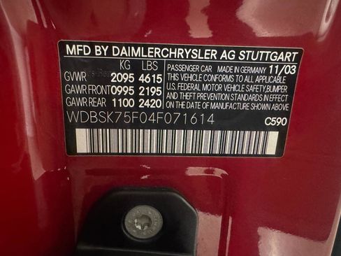 Used 2004 Mercedes-Benz SL 500 image 41