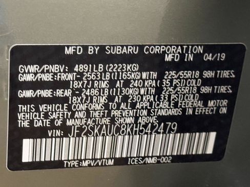 Used 2019 Subaru Forester Limited w/ Popular Package #3 AWD/4WD image 22