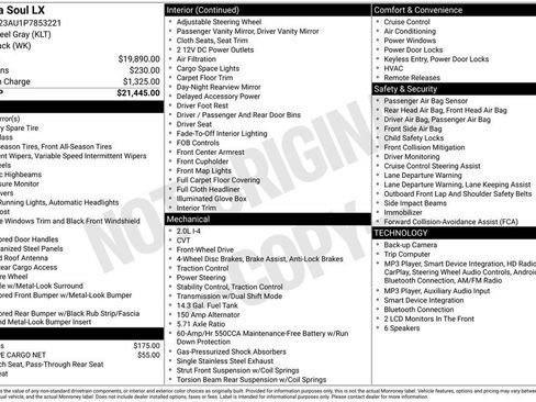 Certified 2023 Kia Soul LX FWD image 2