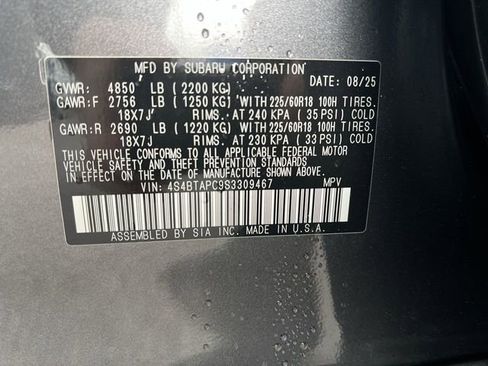 Used 2025 Subaru Outback Touring AWD/4WD image 26