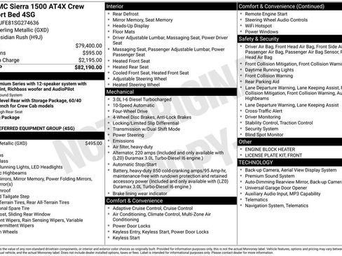 Used 2025 GMC Sierra 1500 AT4X AWD/4WD image 10