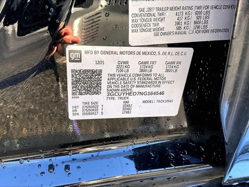 Used 2022 Chevrolet Silverado 1500 High Country w/ Technology Package image 30