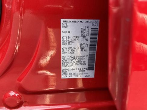 Used 2024 Nissan Titan PRO-4X w/ Off Road Protection Package image 28