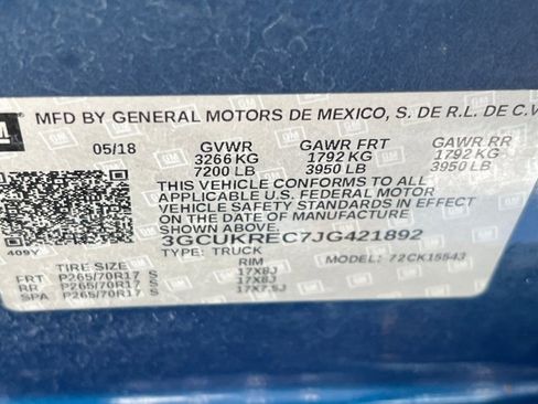 Used 2018 Chevrolet Silverado 1500 LT w/ All Star Edition AWD/4WD image 23