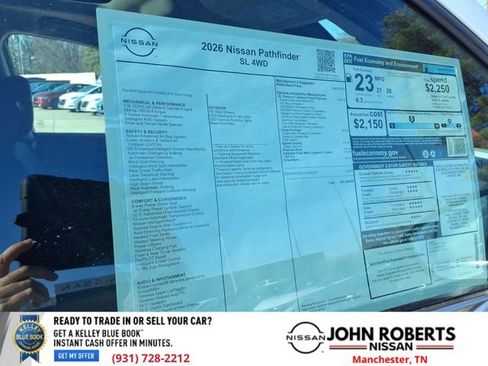 New 2026 Nissan Pathfinder SL w/ SL Premium Package AWD/4WD image 22