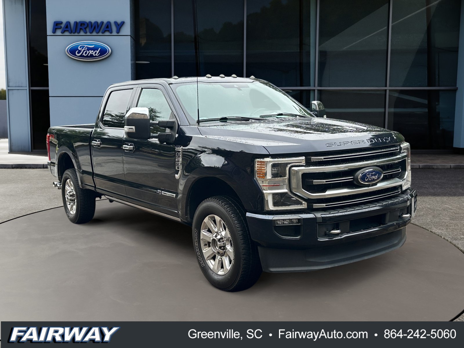 Used 2022 Ford F250 Platinum w/ FX4 Off-Road Package AWD/4WD image 3