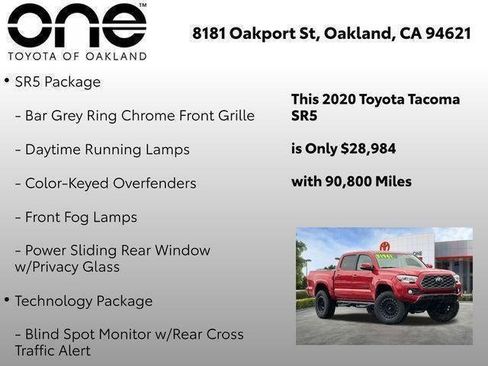 Used 2020 Toyota Tacoma SR5 w/ Technology Package image 5