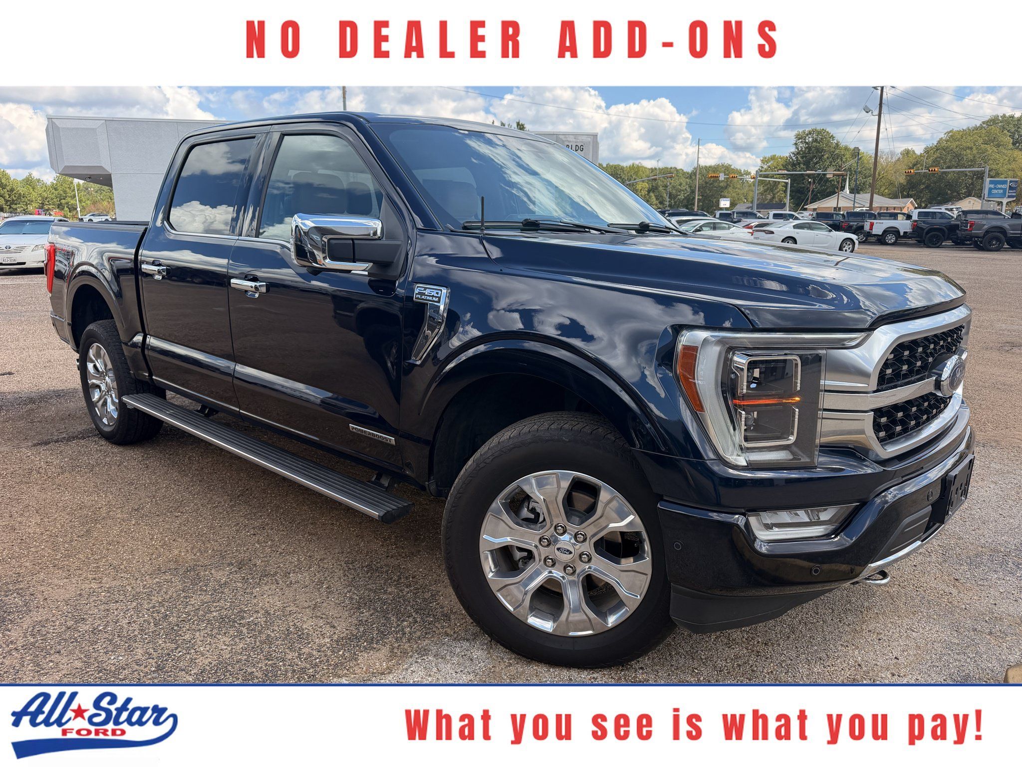Certified 2023 Ford F150 Platinum w/ Equipment Group 701A High AWD/4WD image 1