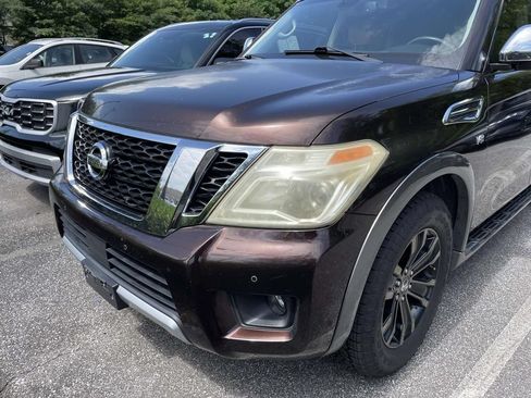 Used 2017 Nissan Armada Platinum w/ Captain Seat Package RWD image 2