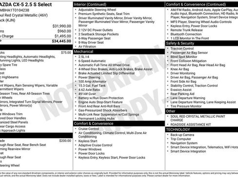 New 2026 MAZDA CX-5 Select image 10
