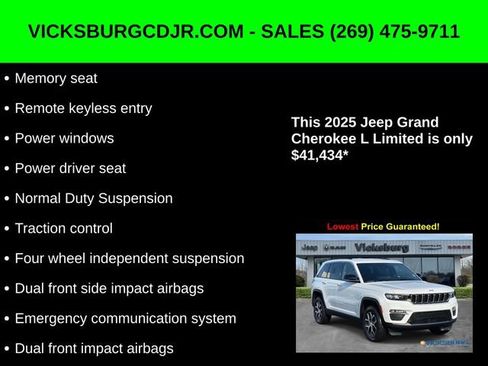 New 2025 Jeep Grand Cherokee L Limited image 16