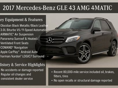 Used 2017 Mercedes-Benz GLE 43 AMG 4MATIC